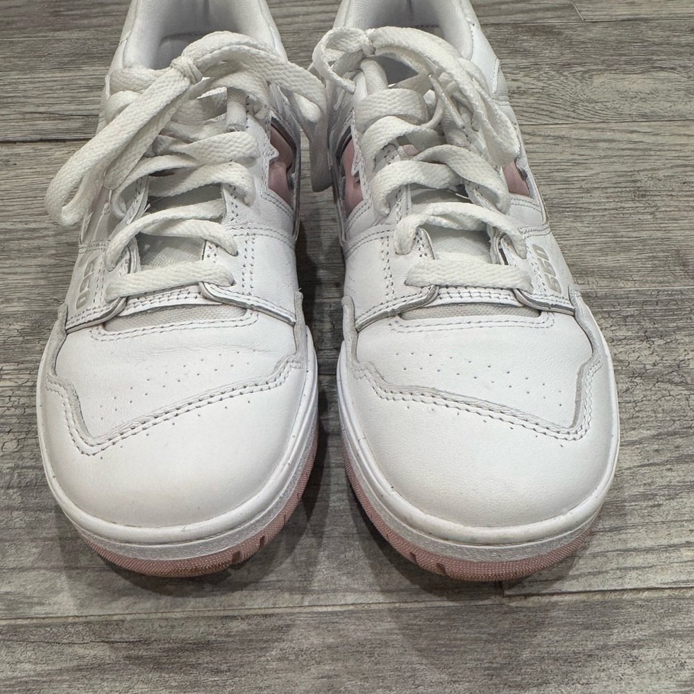 New Balance 550 pink white sneakers - Picture 7 of 9
